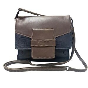 Hammitt Joe Crossbody Bag Women Small Brown Navy Leather